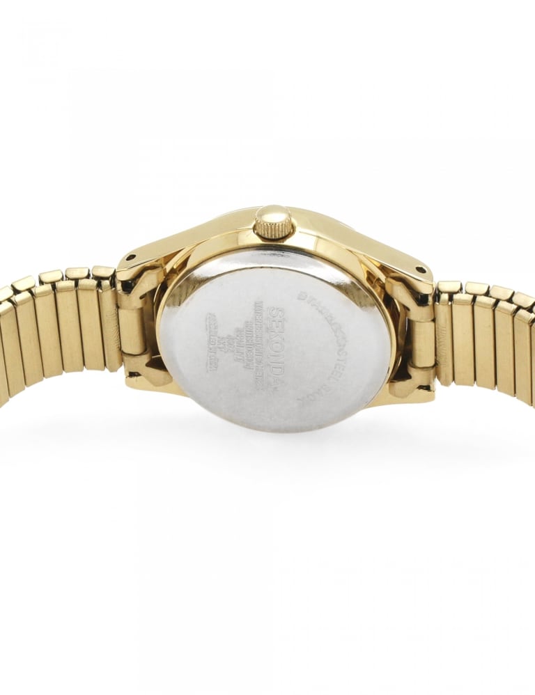 Sekonda Easy Reader Herren-Quarzuhr 46 mm in Weiß mit analoger Datumsanzeige und Edelstahlarmband, silber, Armband