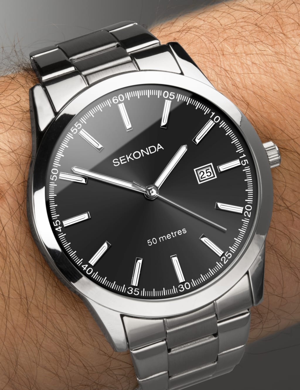 Sekonda Silver Stainless Steel Watch Sekonda M S