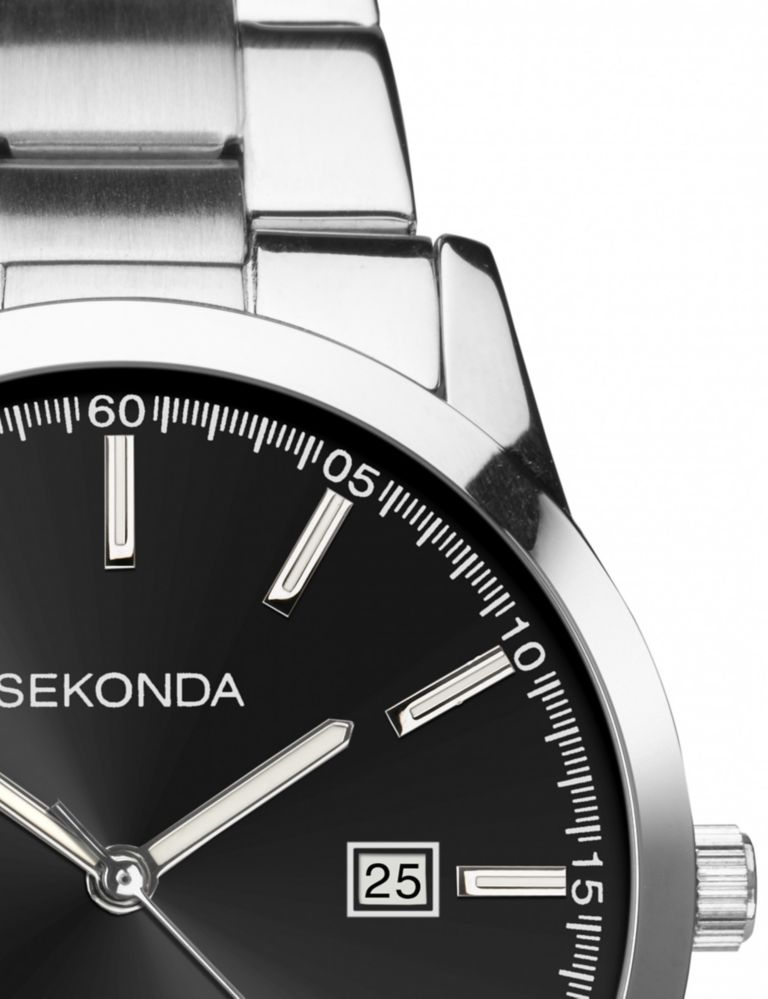 Sekonda Silver Stainless Steel Watch 4 of 7