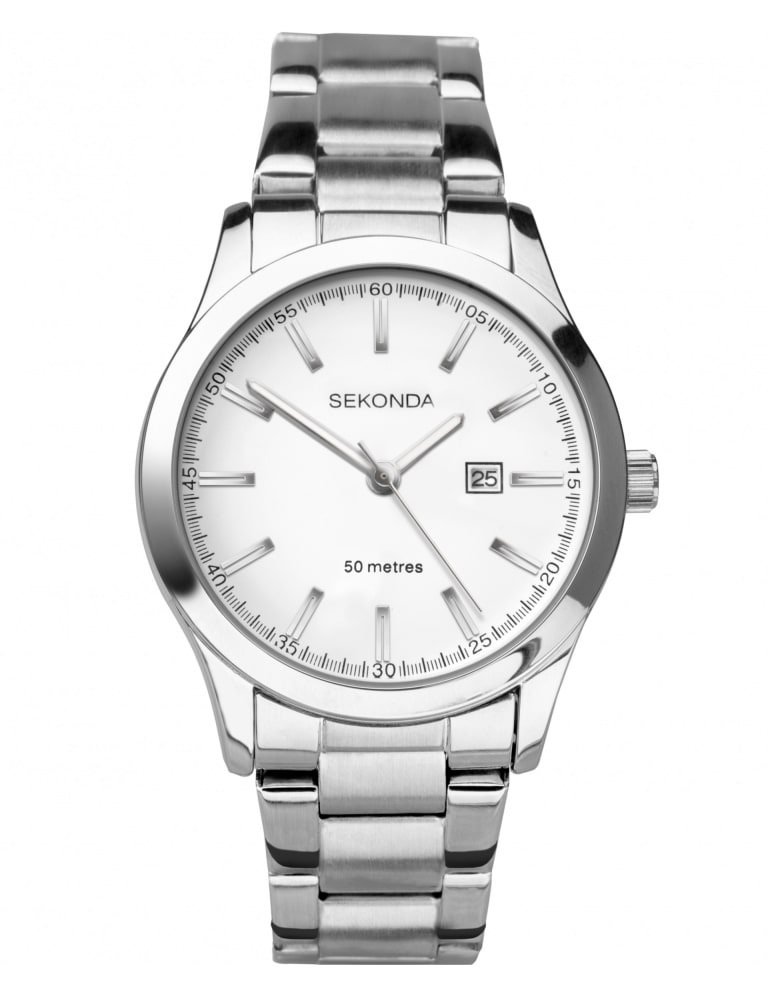 Sekonda Silver Stainless Steel Watch Sekonda M S