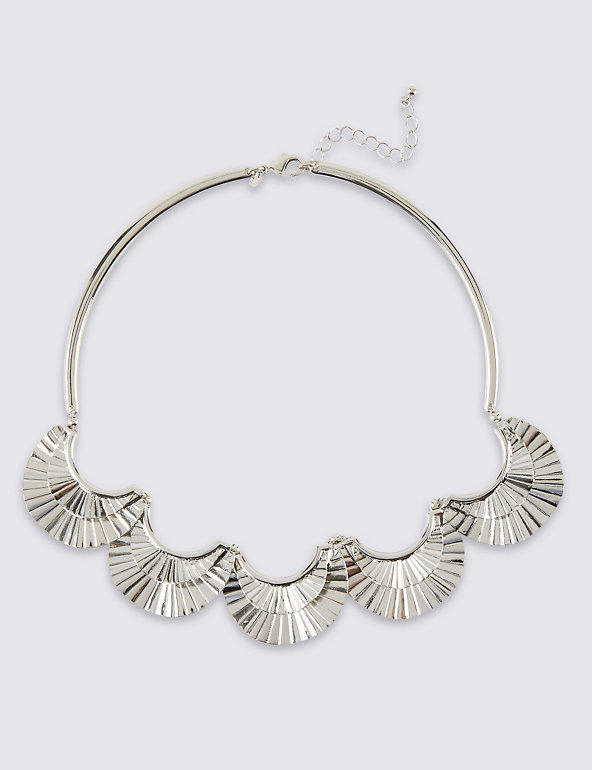 Semi Wave Collared Necklace Image 1 of 1
