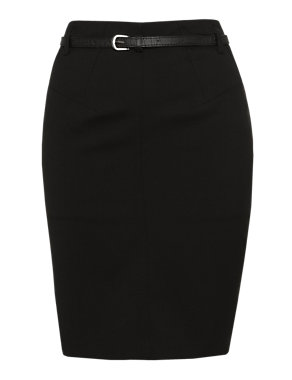 Senior Girls' Belted Pencil Skirt with Stormwear+™ (Older Girls) Image 2 of 5