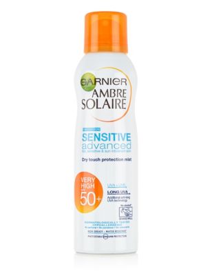 Sensitive Advanced Sun Protection Mist SPF50 200ml | Ambre Solaire | M&S