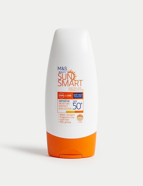 Sensitive Moisture Protect Sun Lotion SPF50+ 200ml Image 1 of 2