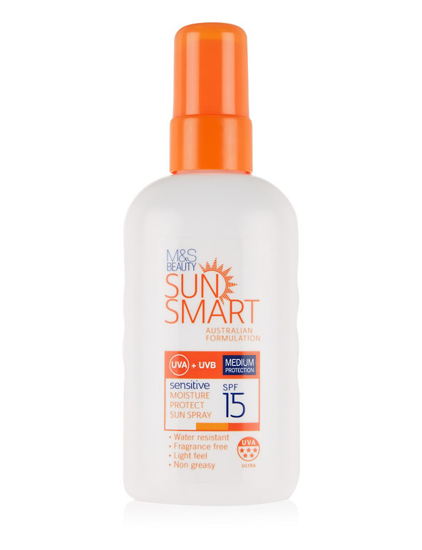 Sensitive Moisture Protect Sun Spray SPF15 200ml Image 1 of 1