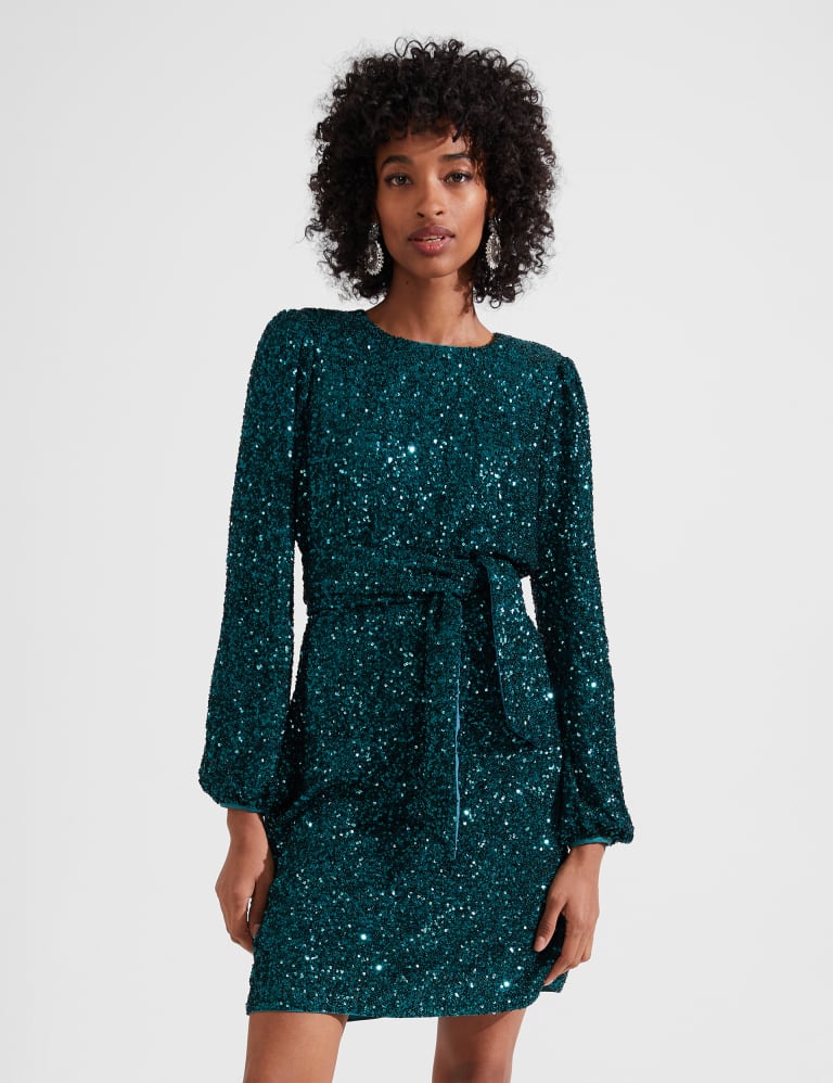 Belted sale mini dress