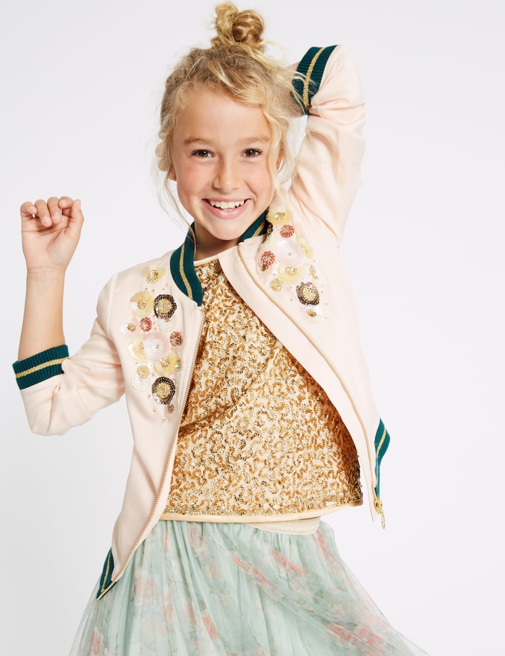 Little girl sequin jacket store