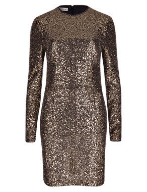 Sequin Embellished Bodycon Dress Image 2 of 4