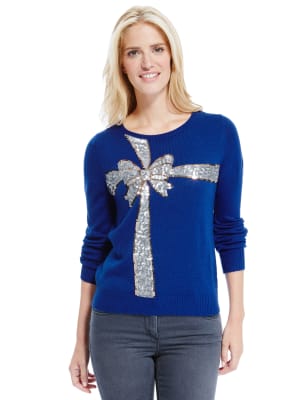 Marks and spencer cheap christmas jumpers for ladies