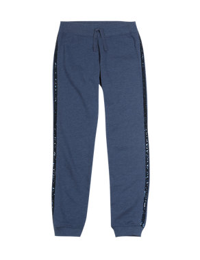 Sequin Embellished Drawstring Joggers (5-14 Years) Image 2 of 3