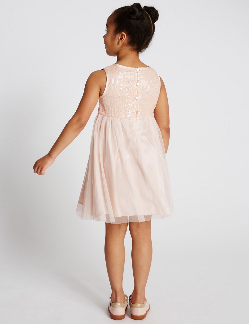 Sequin Embellished Dress (1-7 Years) 2 of 3