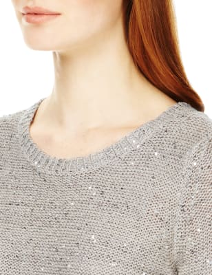 Marks and outlet spencer sequin jumper