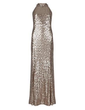 Sequin Embellished Maxi Dress Image 2 of 4