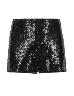 Sequin Embellished Shorts (5-14 Years) Image 2 of 3