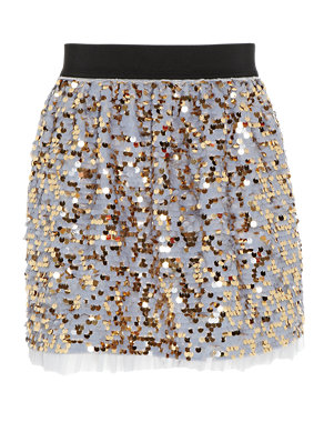 Sequin Embellished Skirt Image 2 of 5