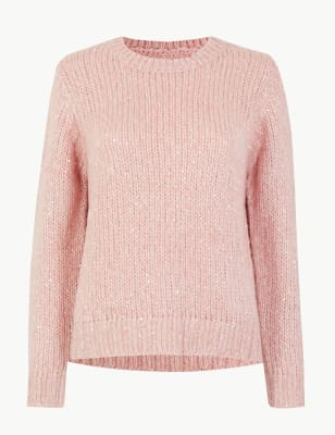 marks and spencer navy jumper