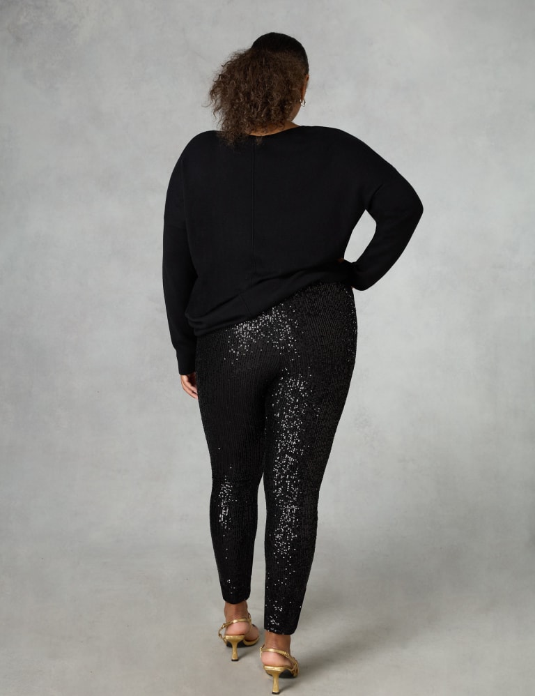 Sequin Leggings Live Unlimited London M S