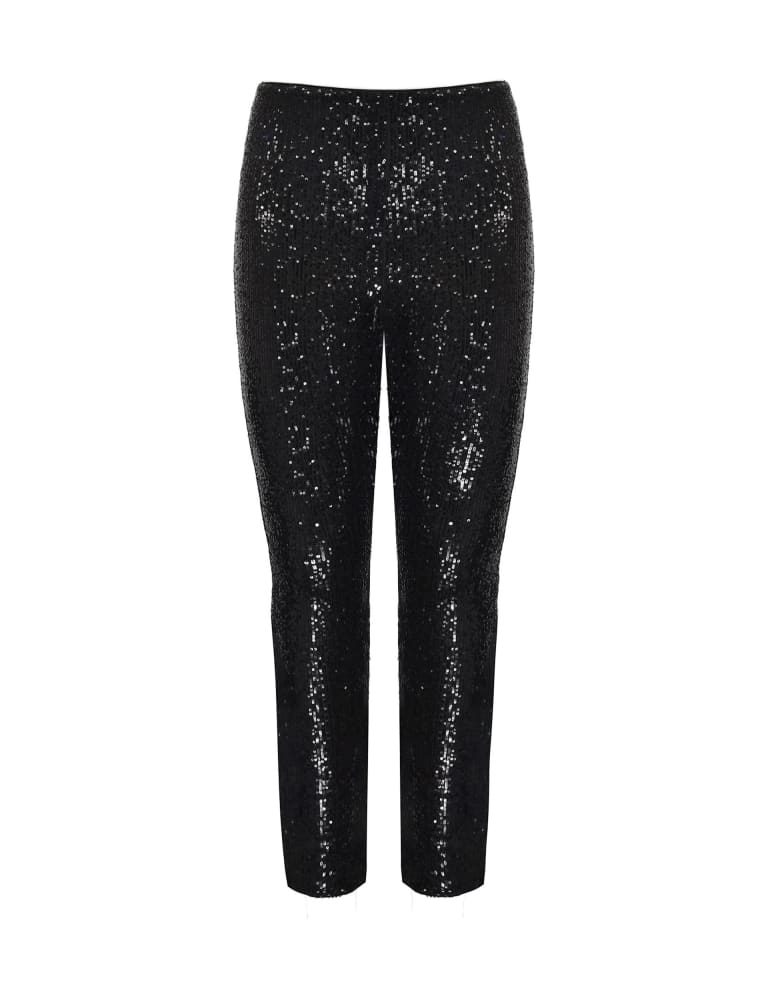 Black glitter leggings online