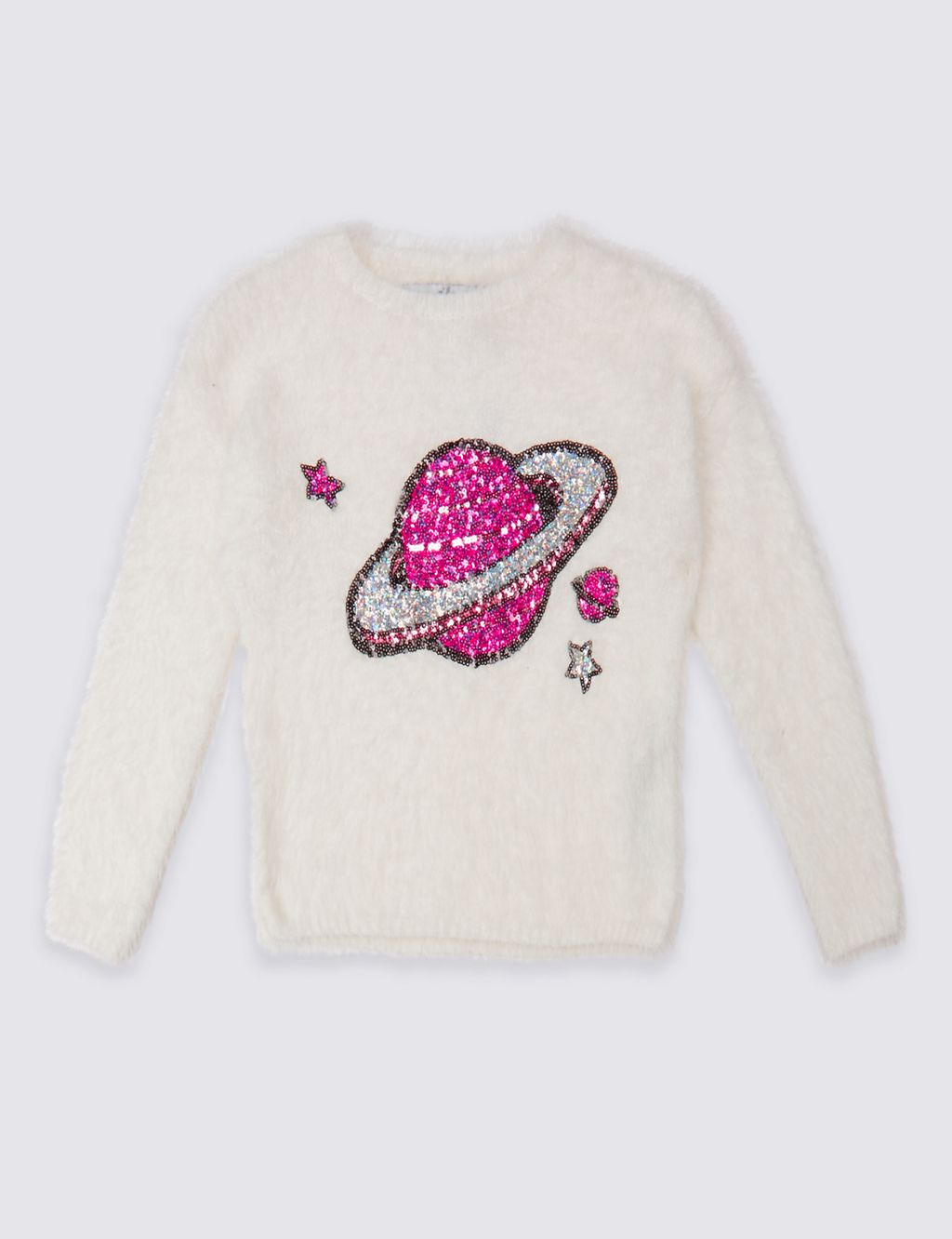 Sequin Long Sleeve Jumper (3-14 Years) 1 of 5