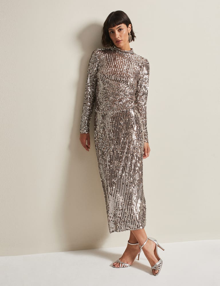 Sequin pencil skirt m&s 2025