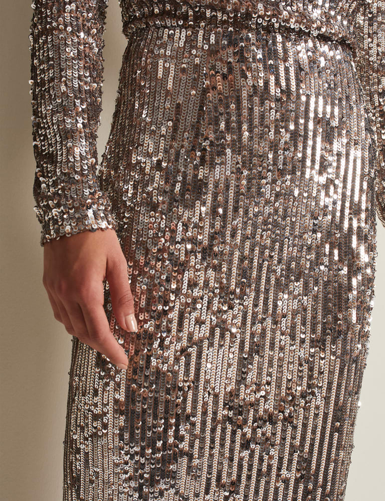 Glitter pencil skirt sale