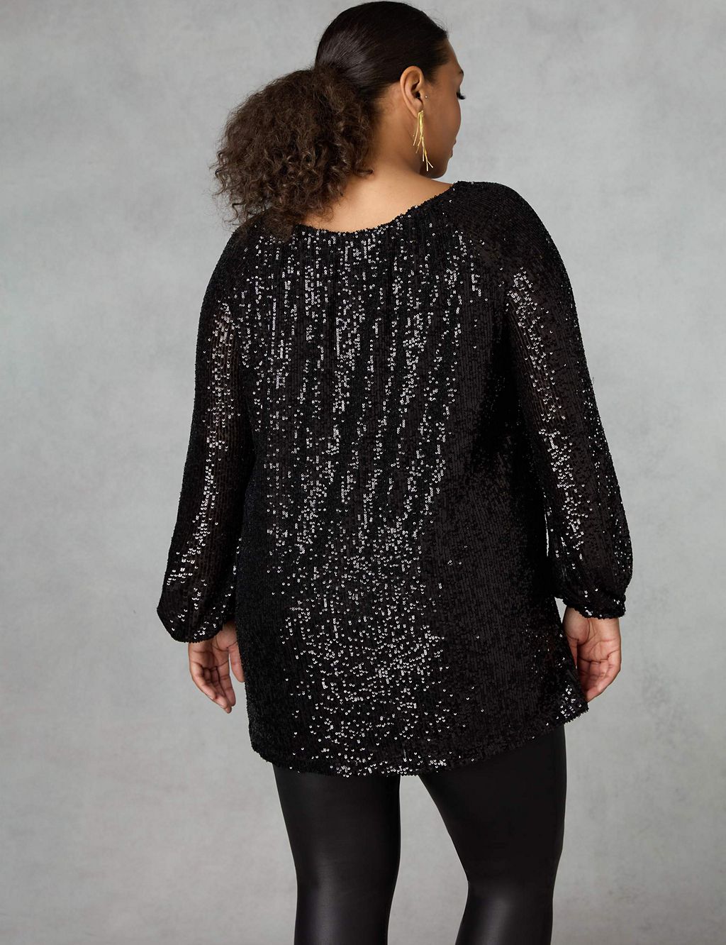 Sequin Off The Shoulder Relaxed Top 7 of 7