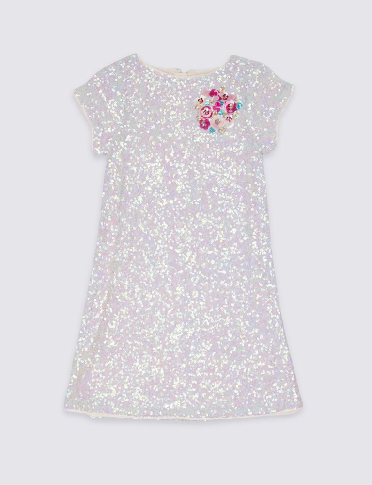Sequin Shift Dress (3-16 Years) 2 of 4