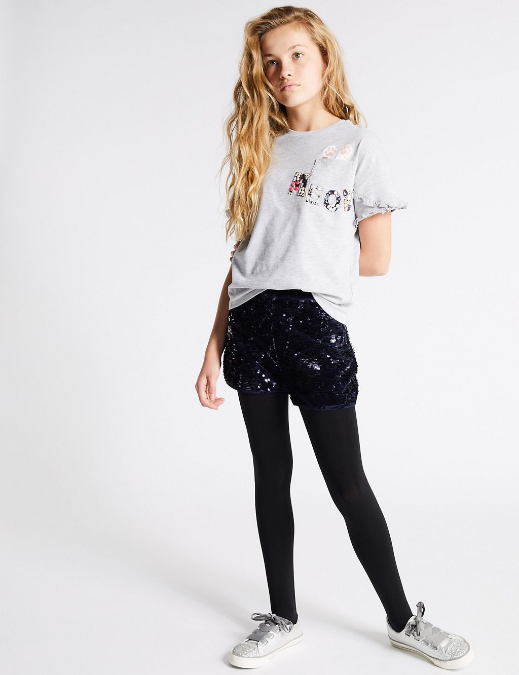 Sequin Shorts (3-16 Years) 3 of 4