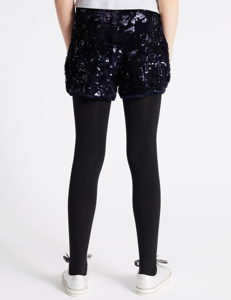 Girls black sequin shorts cheap