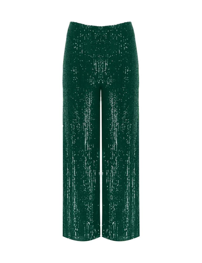 Sequin Straight Leg Trousers 2 of 6