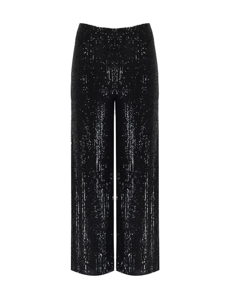Sequin Straight Leg Trousers 2 of 4