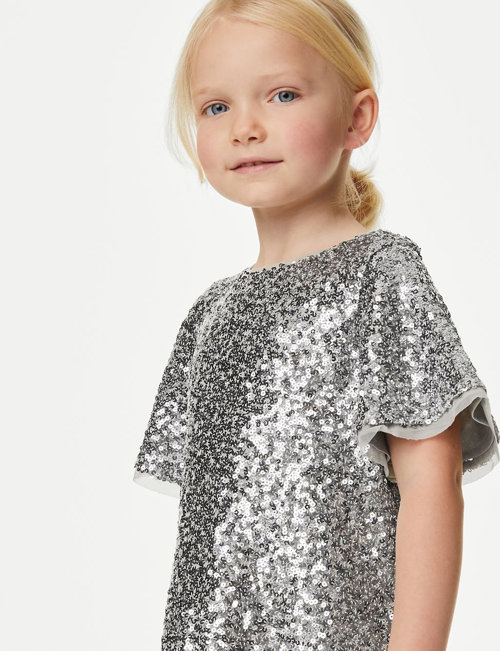 Sequin T-Shirt (2-8 Yrs) | M&S Collection | M&S