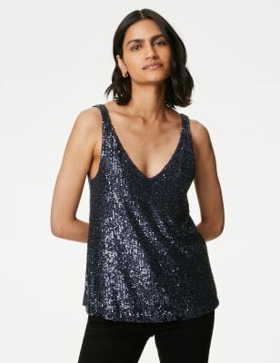 Sequin cami deals