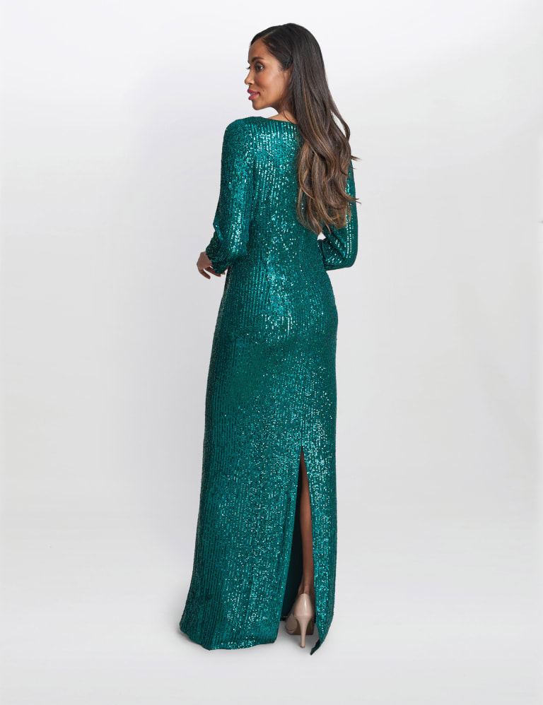 Gina bacconi sequin dress cheap