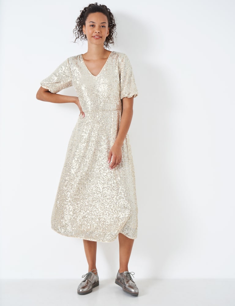 Sequin dress m&s cheap