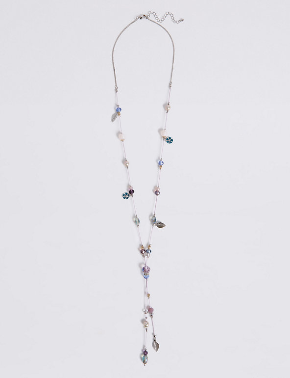 Sequin Y Necklace Image 1 of 2