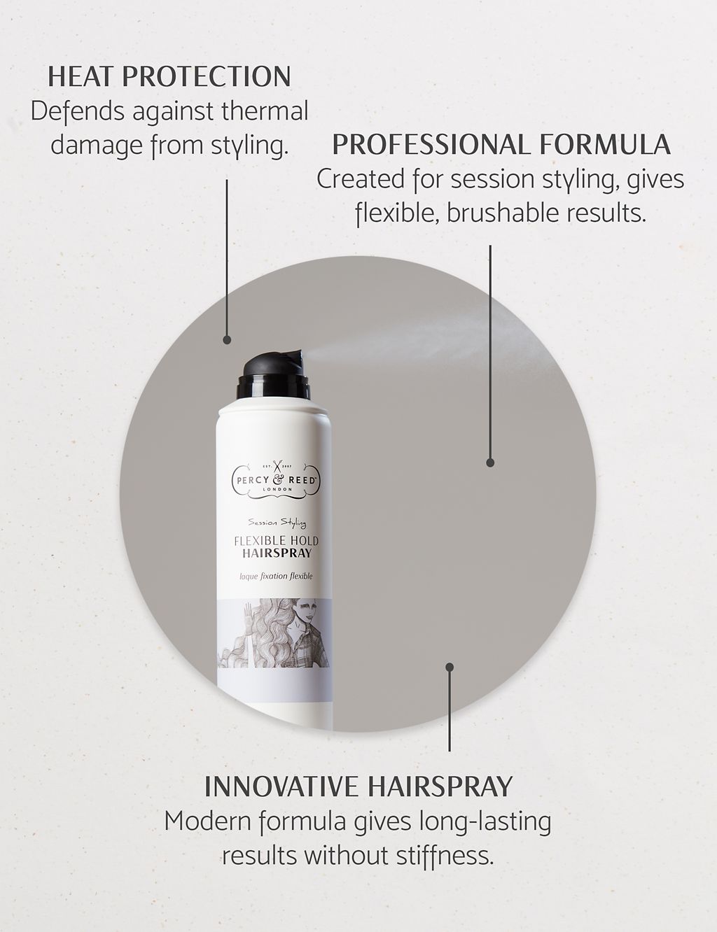 Session Styling Flexible Hold Hairspray 250ml 1 of 6