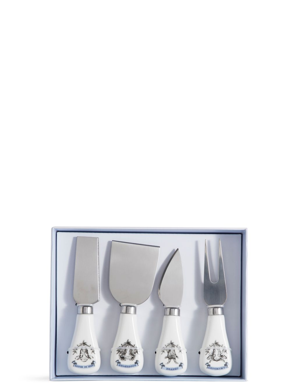 Set 4 Ceramic Cheese Knives 5 of 7