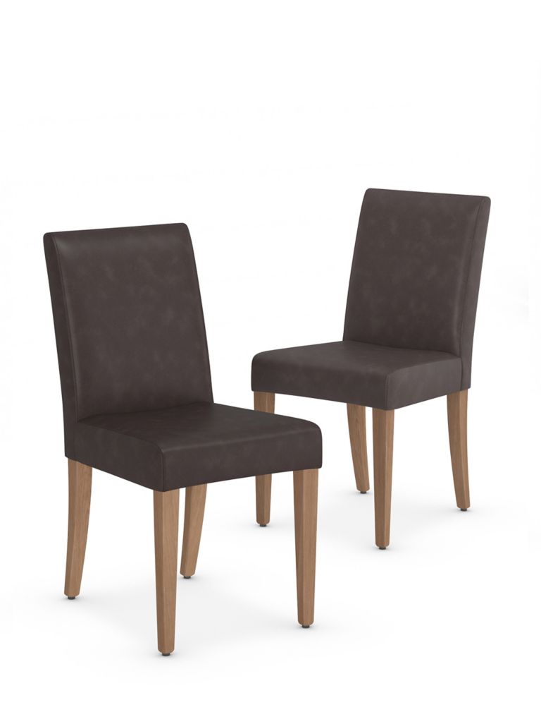 Set of 2 Alden Dining Chairs 1 of 8