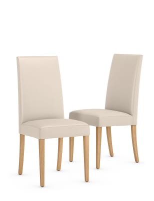 Cheap leather 2025 dining chairs