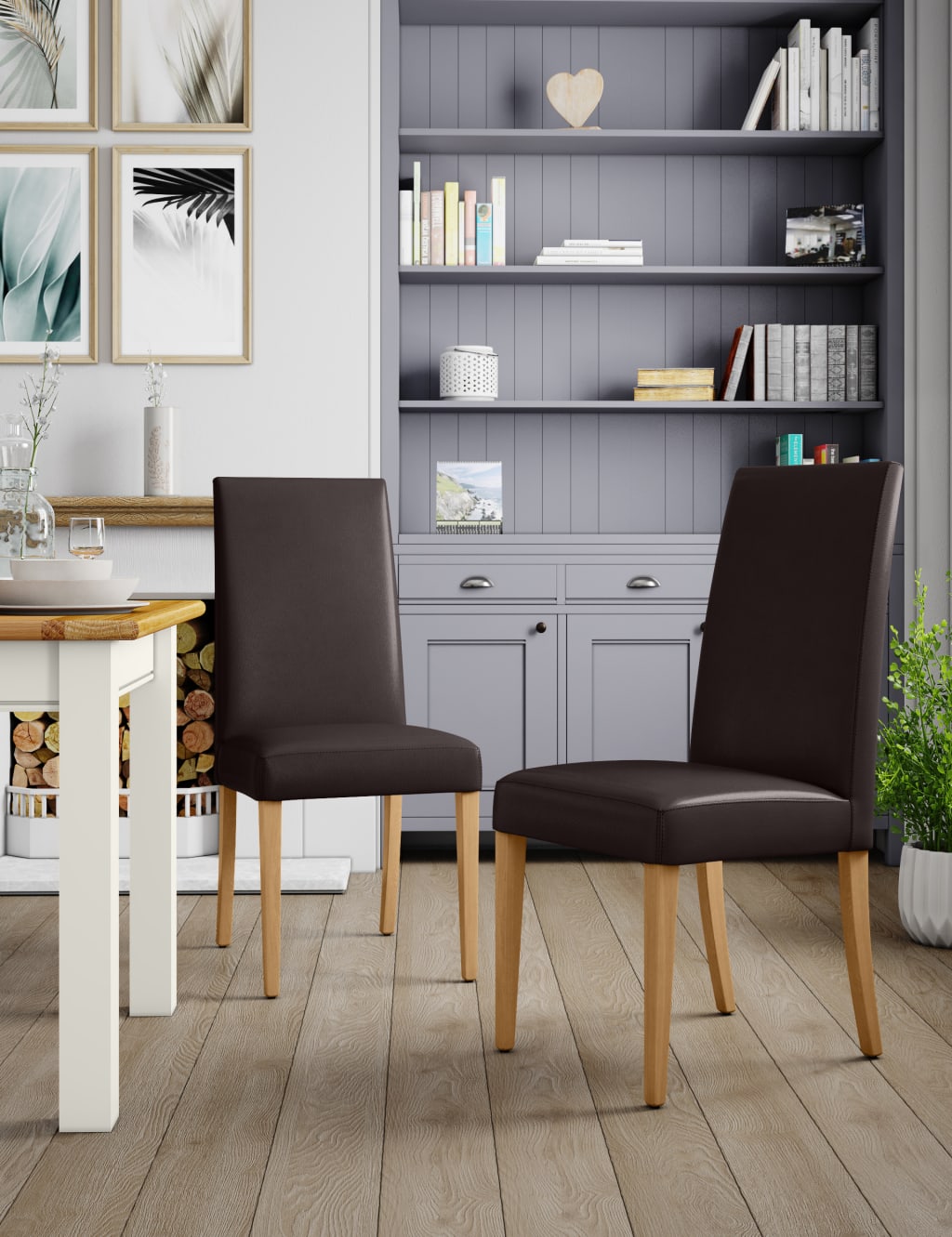M&s leather chair shop