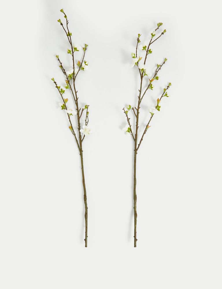 Set of 2 Artificial Blossom Single Stems 1 of 6