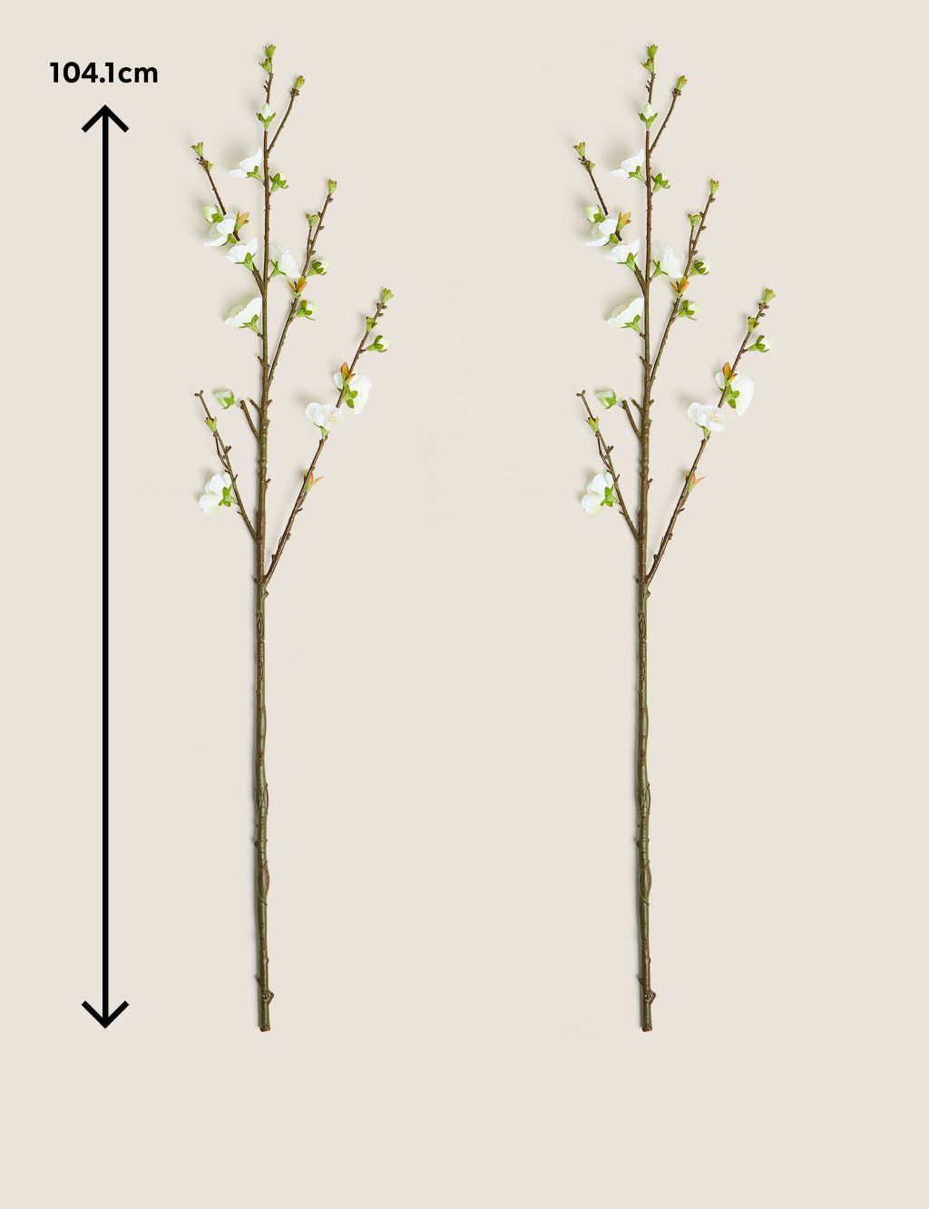Set of 2 Artificial Blossom Single Stems 6 of 6