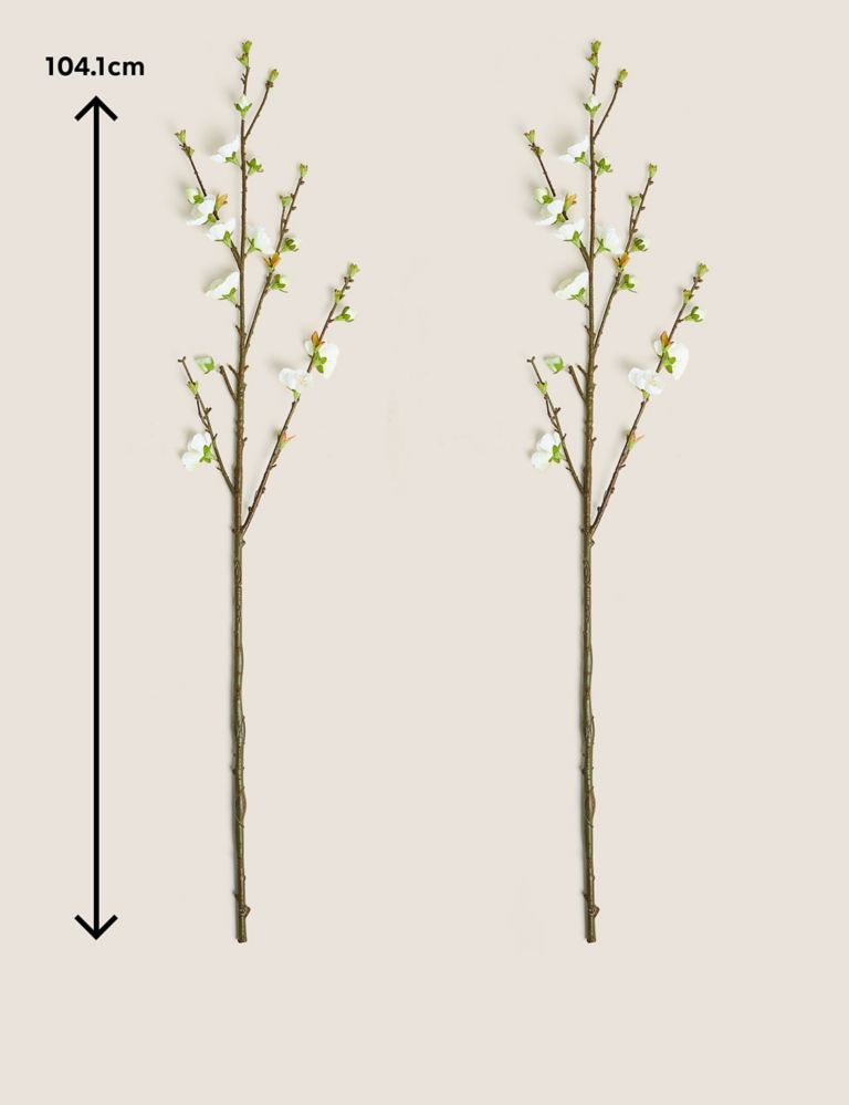 Set of 2 Artificial Blossom Single Stems 6 of 6