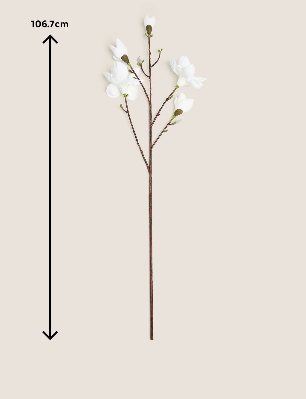 Set of 2 Artificial Magnolias Single Stem 5 of 7