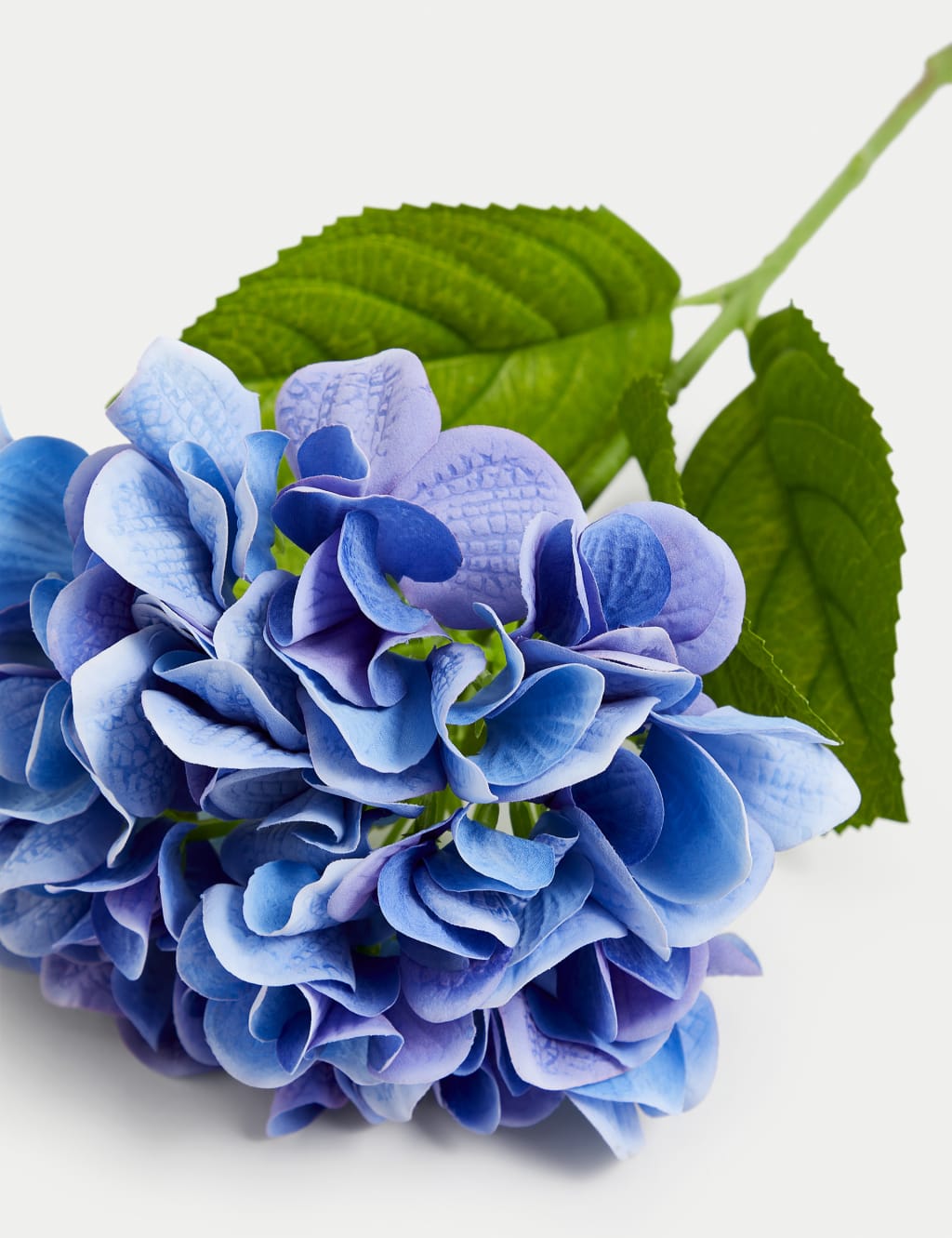 Set of 2 Artificial Real Touch Hydrangea Stems Moss & Sweetpea M&S