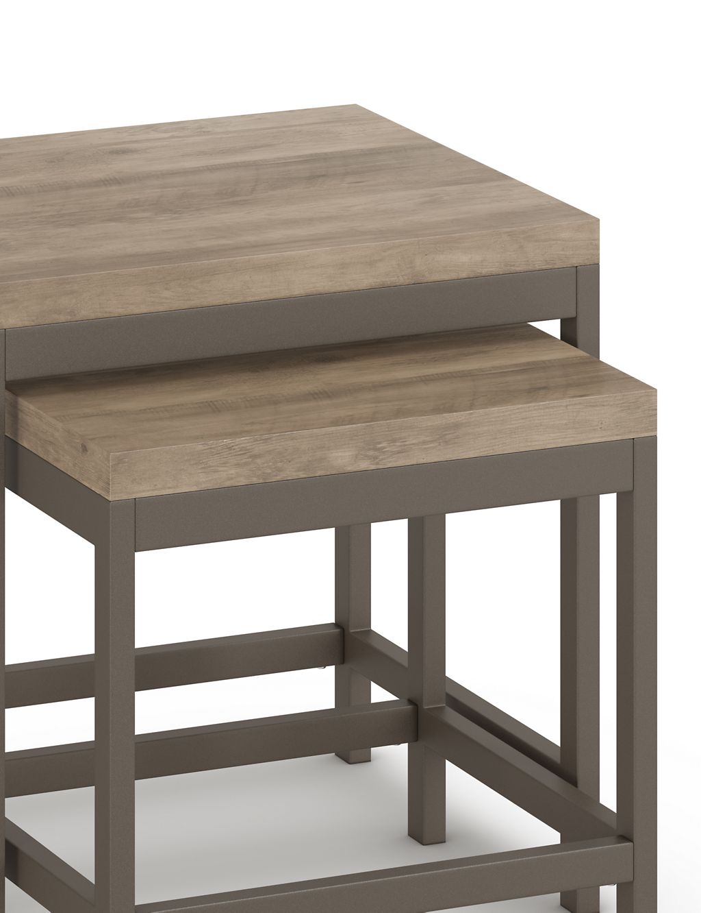 Set of 2 Baltimore Grey Nest Tables 2 of 6