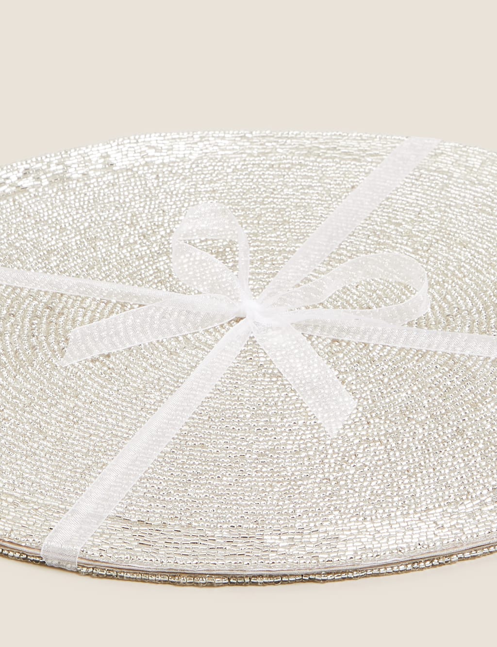 Set of 2 Beaded Placemats M&S Collection M&S