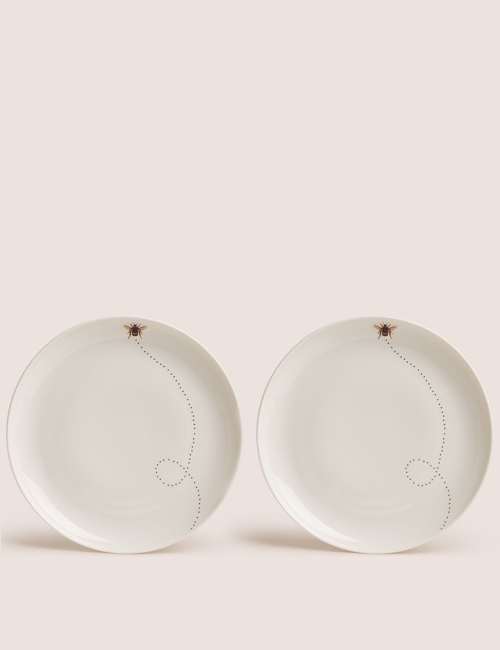 Set of 2 Bee Side Plates 1 of 4