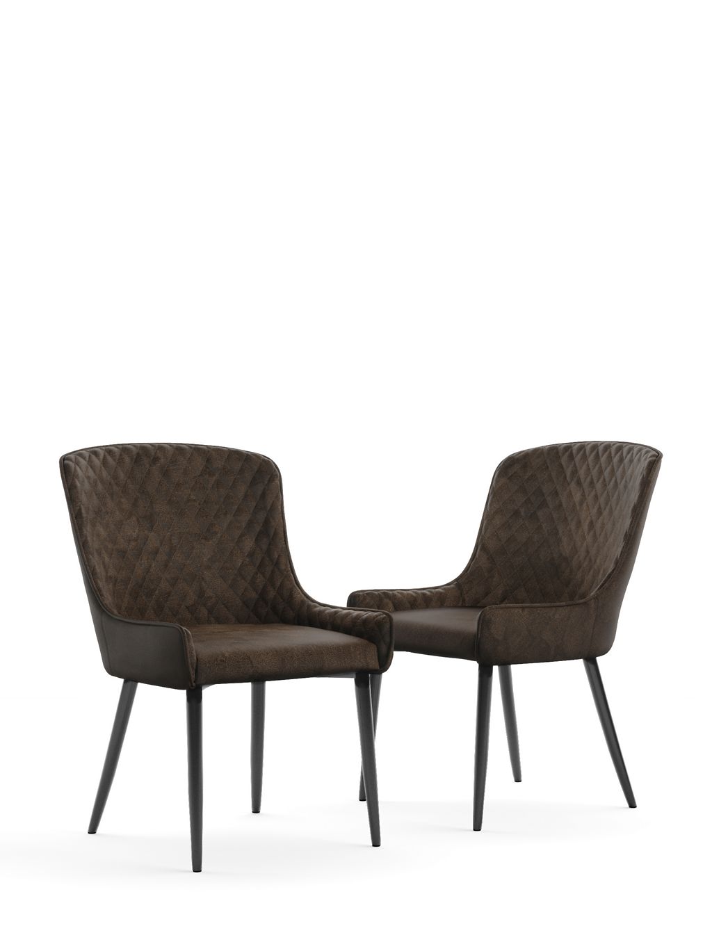 Set of 2 Braxton Dining Chairs 1 of 8